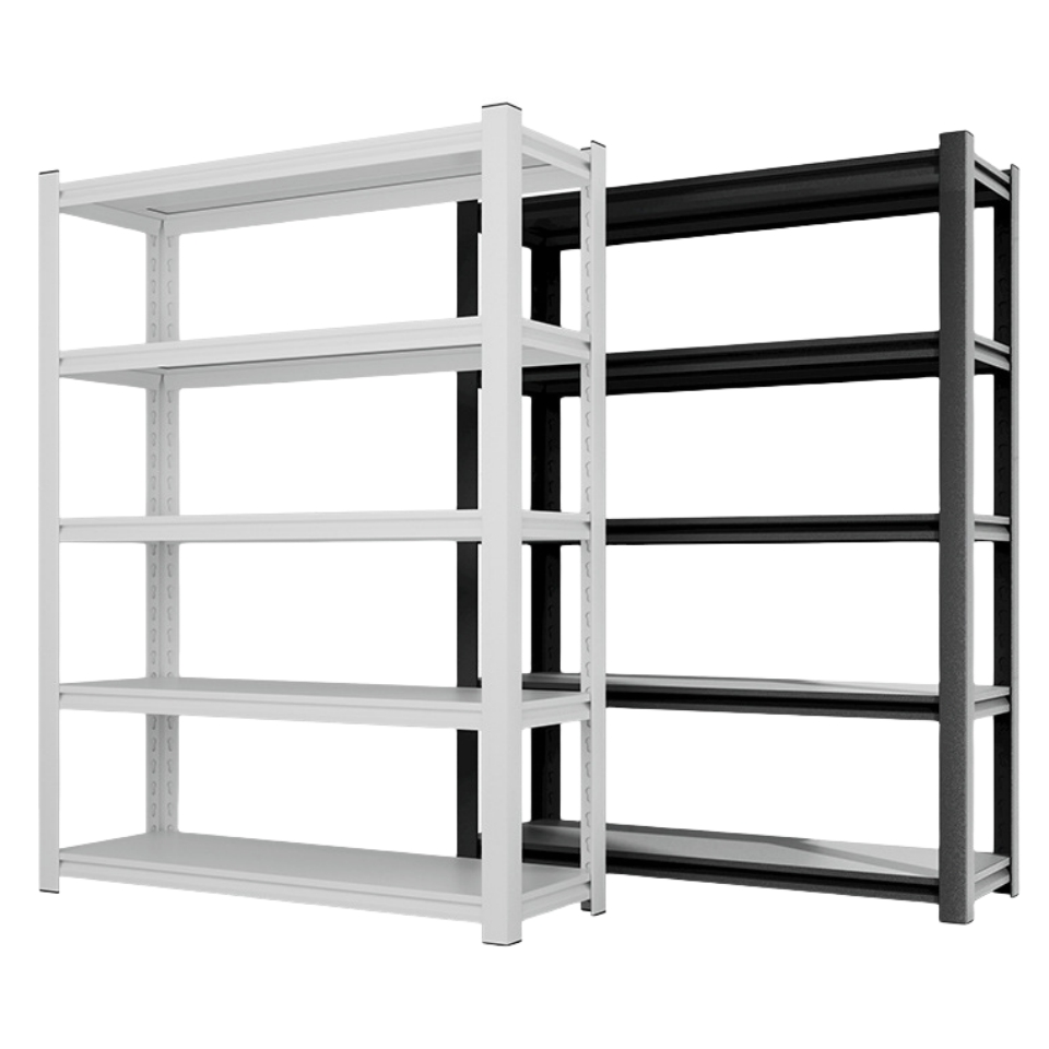 Medium 4-Tier Garage Trellis Steel Racking Shelves Unit Industrial Metal Pallet Storage for Warehouses