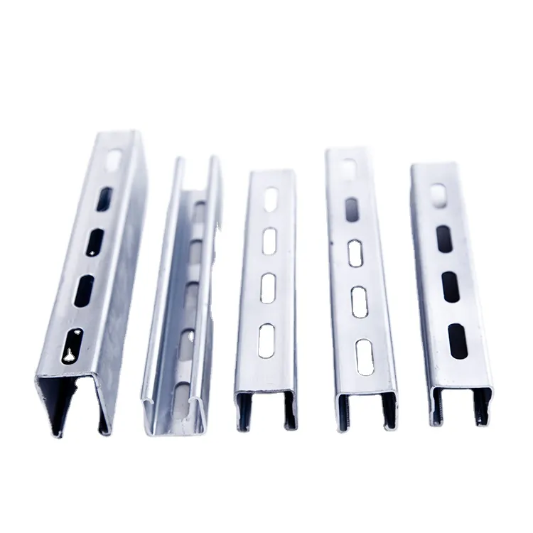 41x41mm C Channel Steel Price Strut Channel Unistrut Solar Panel Mount Brackets Pv Support Bracket