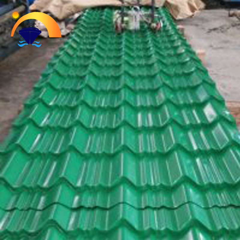 PPGI Corrugated Sheet ASTM A653 PE Coating 0.3-0.5mm for Africa Residential&Industrial Roofing Easy Installation Agricultural