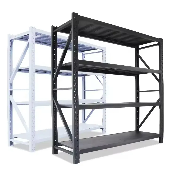 Wholesale Warehouse Racking Customisable Metal Steel Lightweight Iron Shelves Powder Coated Anti-corrosion Stacking Racks Add layer+1200mm+100kg