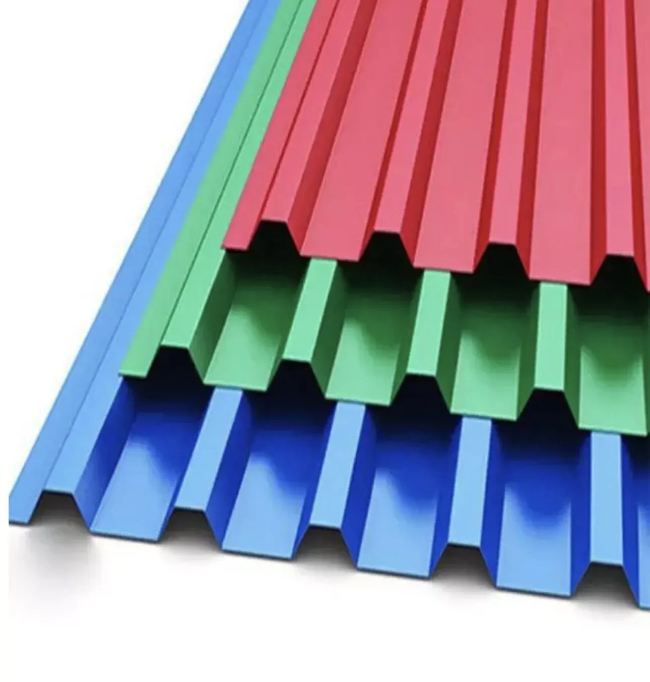 High Precision Corrugated Prepainted Galvanized Steel Color Coated Steel Roof Sheet Galvanized Roofing Material