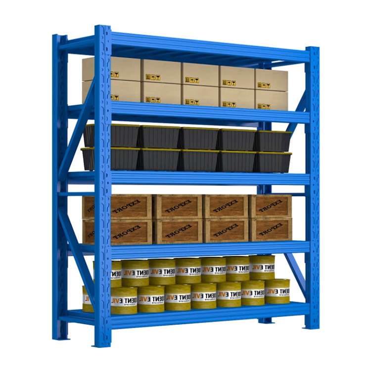 High Quality Light Duty Storage Metal Shelves Wholesale Corrosion Protected Steel Rack