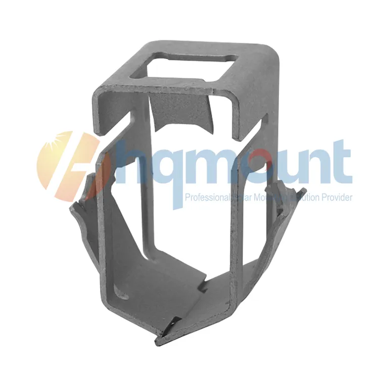 Solar Panel Clamp PV Module Snap Clip Anti Theft Clamp 0-60+Steel 65Mn+Ground Mounting