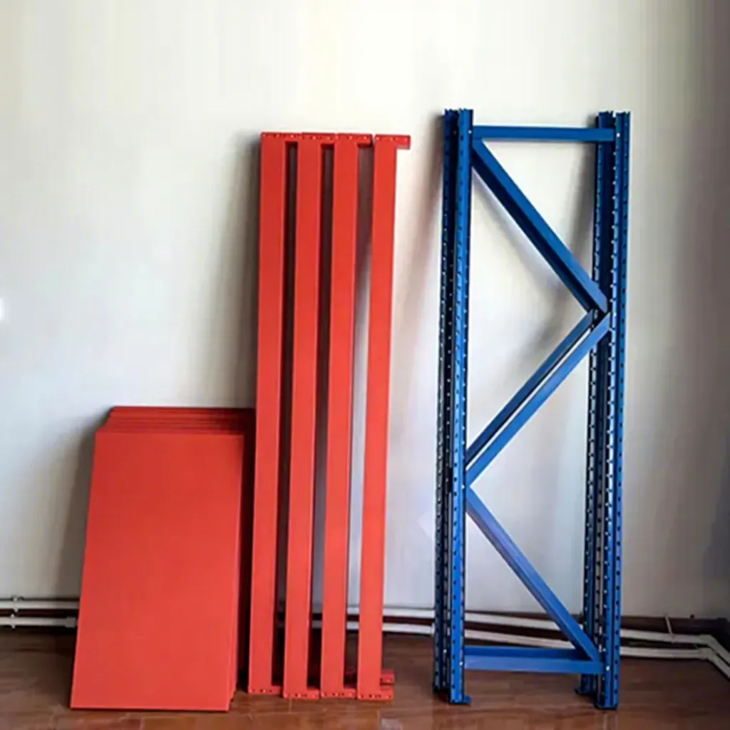 Wholesale Stacking Shelves 4 Tier Adjustable Metal Steel Pallet Rack Industrial Racking for Logistics Warehouse Storage
