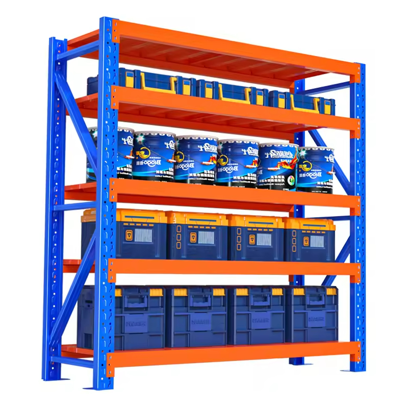 Customizable Warehouse Racking Multi-Tier Adjustable Tier Height Metal Steel Industrial Stacking Racks