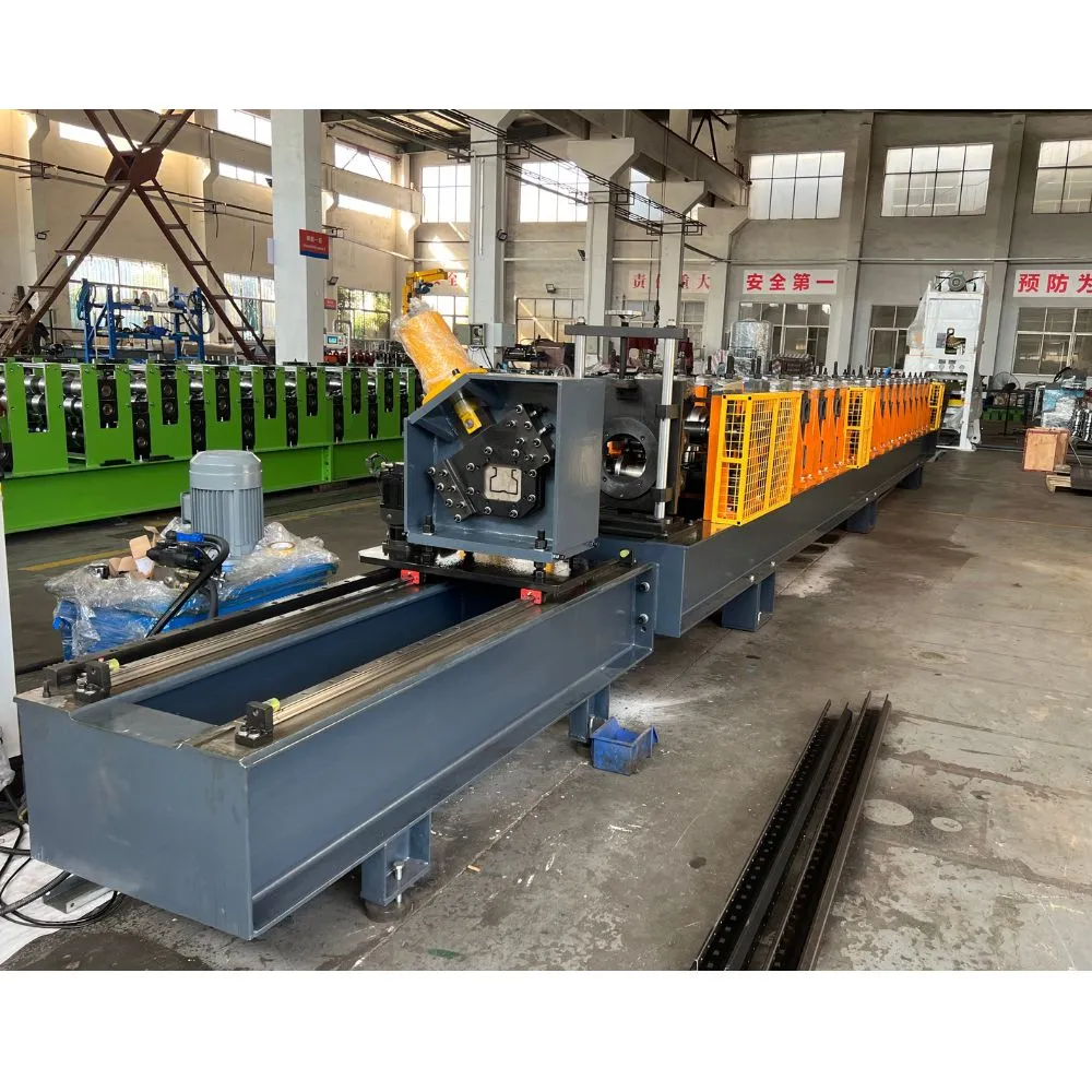 Fully Auto New 1.5-2.5mm Thickness Warehouse Storage System Upright Racking Frame Column Post Roll Forming Machine