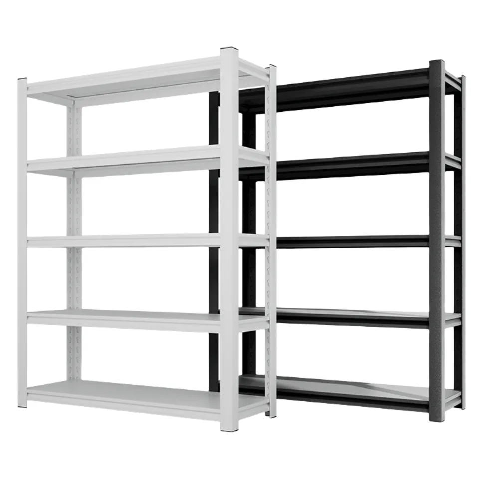 4-Tier Lightweight Steel Metal Shelf Storage Racks Boltless Easy-to-Install with Rivets for Garage and Factory Shelving Add layer+1200mm+200kg
