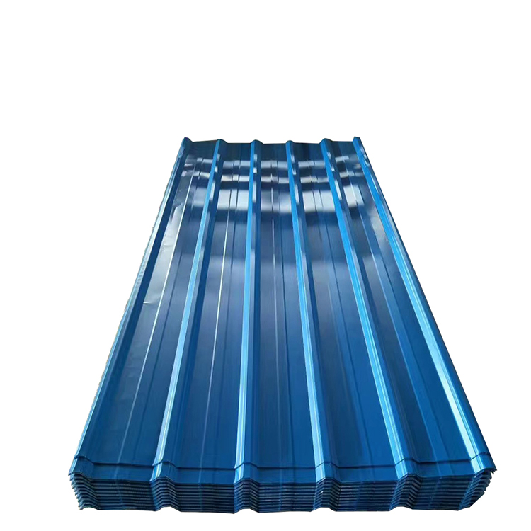 RAL Color Coated Corrugated Prepainted Galvalume Steel Roofing Sheet Cold Rolled AZ150 PPGL Tile-Custom Cutting Processing