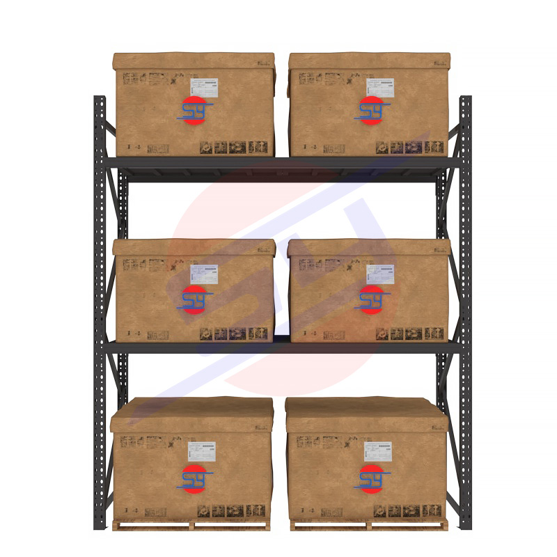 New Design Warehouse Racking Heavy Duty Thickened Metal Pallet Racking Steel No Boltless Easy Installation Shelving Racking