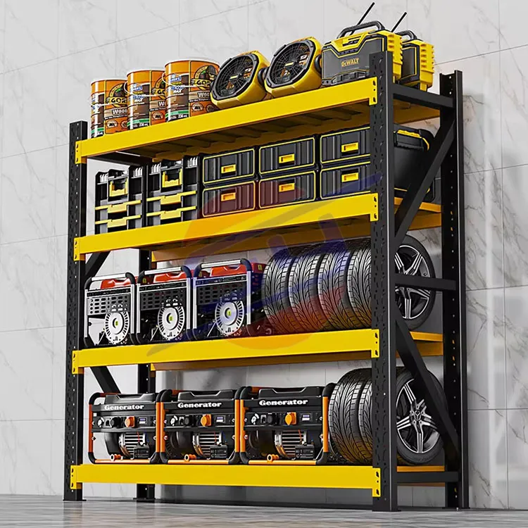 Lightweight Stacking Racks Corrosion-resistant Thickened Metal Steel Powder Coating Process Industrial Racks Add layer+1200mm+100kg