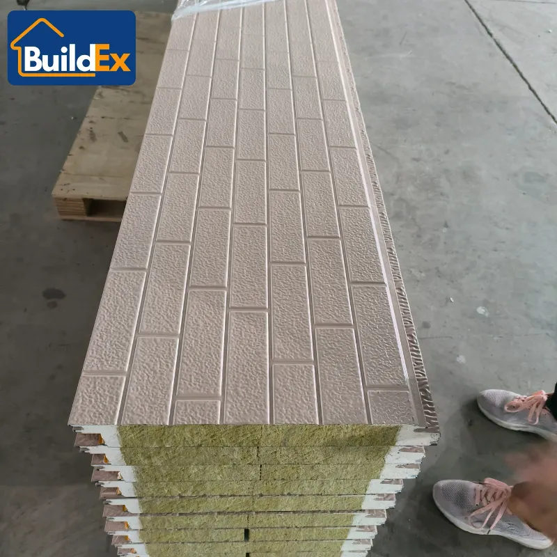 Bulk Supply Metal Carved Panel PU Insulated Decorative Wall Board for Construction