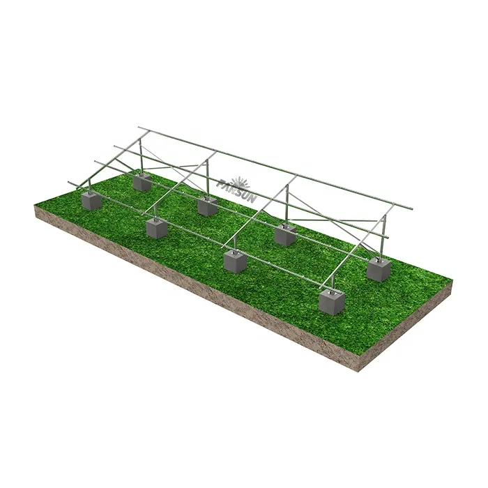 FarSun 1MW Ground Solar Structure PV Carbon Steel Solar Mounting