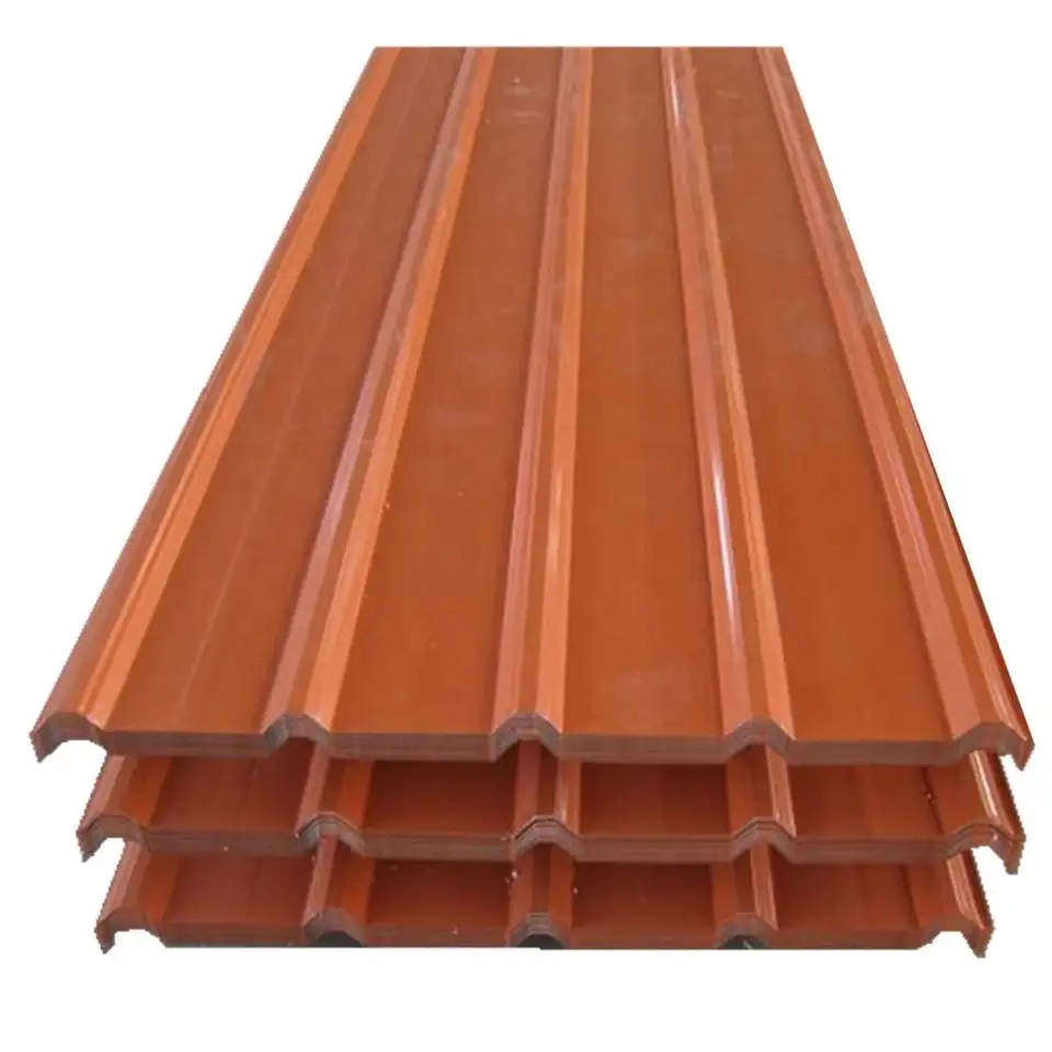 Factory Supply PPGI/PPGL Prefab House Roofing Sheet Color Coated Zinc Galvanized Corrugated Steel Sheets