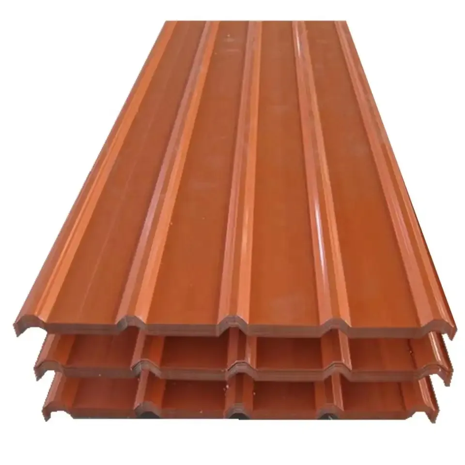 Factory Supply PPGI/PPGL Prefab House Roofing Sheet Color Coated Zinc Galvanized Corrugated Steel Sheets