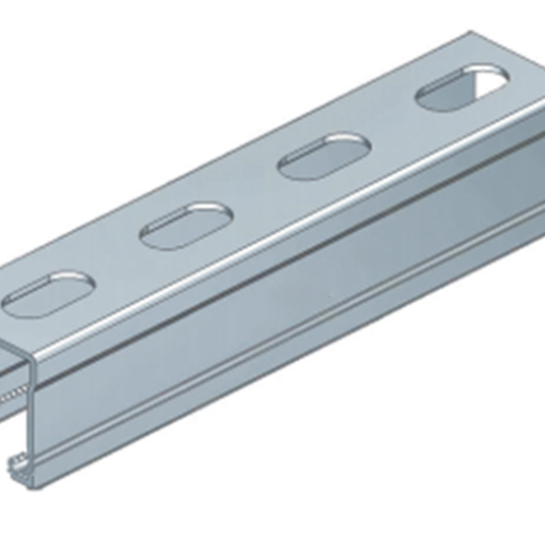 Factory Directly Wholesale Slotted C Strut With High Quality Rail Din Perforated Cold Formed Lipped Channel