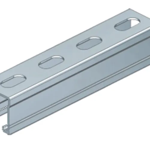 Factory Directly Wholesale Slotted C Strut With High Quality Rail Din Perforated Cold Formed Lipped Channel