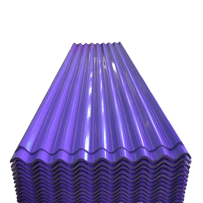 PPGI AZ41-AZ60 Coated Mid Hard Steel Prepainted Galvanized Roofing Sheets 0.12-3.0mm Thickness Building Materials