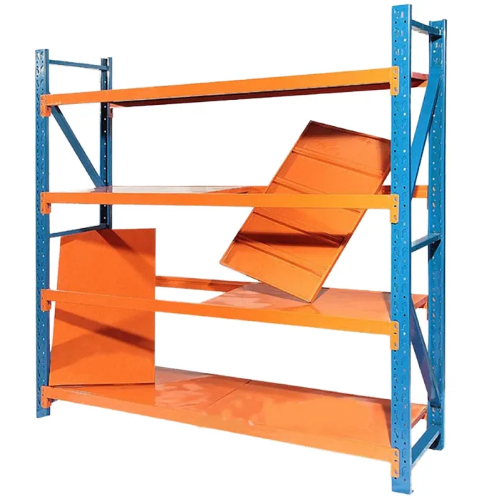 Industrial Storage Shelves Garage 4 Layer Long Span Light Duty Rack Longspan Shelving Add layer+1200mm+100kg
