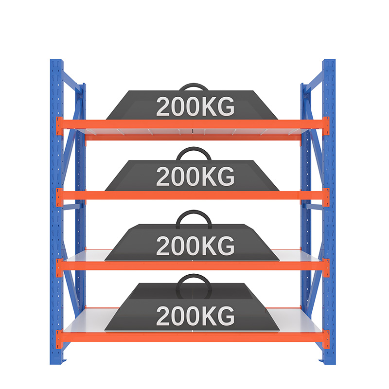 High Quality Heavy-Duty Metallic Warehouse Shelf Powder Coating Finish Storage Pallet Racking