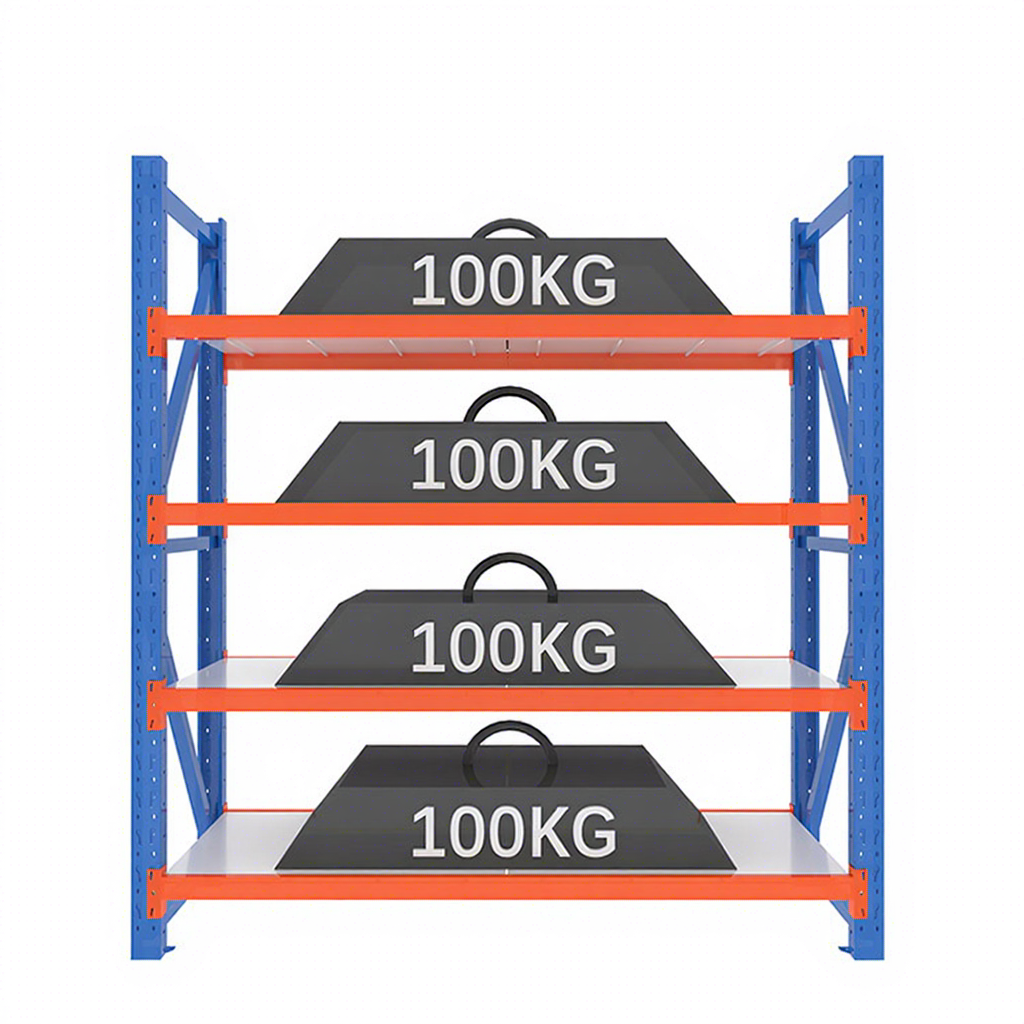 5 Layer Light Duty Steel Storage Shelving Units for Warehouse and Basement-Metal Rack
