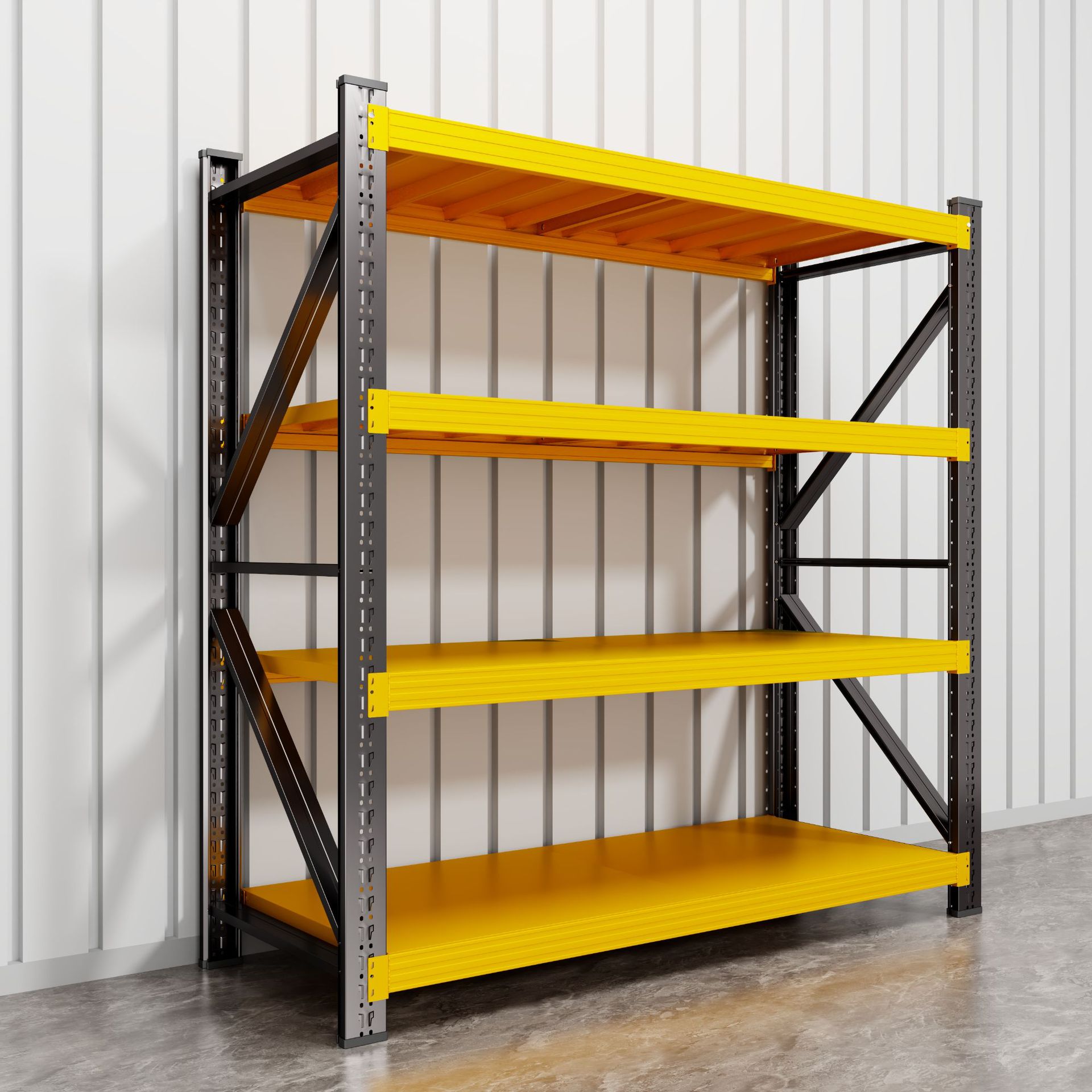 Shelving Adjustable Metal Boltless Shelving and Racking Warehouse Storage Medium Metal Shelving Racks