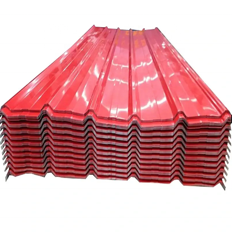 High Quality 24 Gauge RAL Color Corrugated Metal Roofing Sheet Galvanized Color Coated Steel Coil for Construction