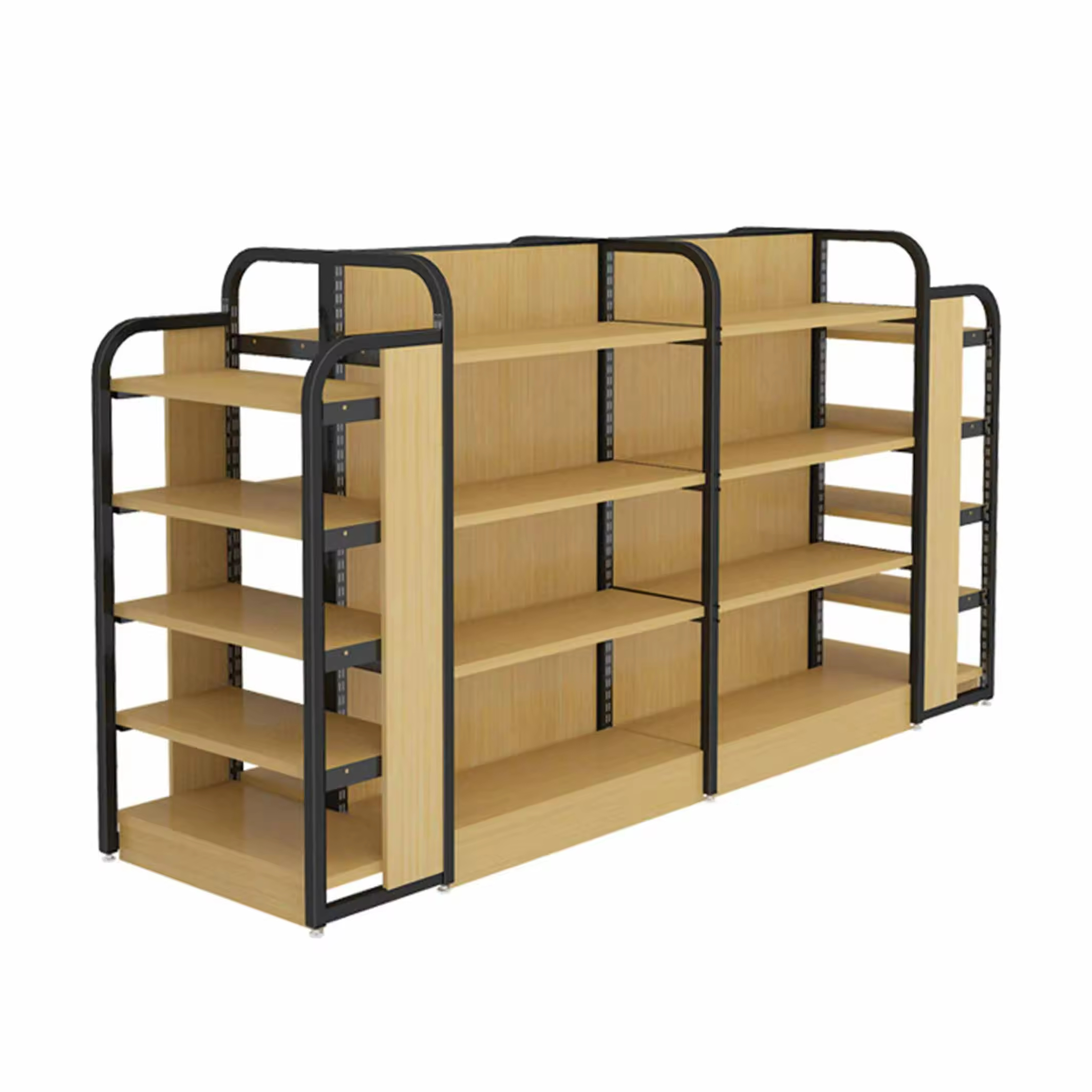 Adjustable Disassembled Multi-Functional Supermarket Gondola Shelving Retail Display Rack Shelves for Sale With Free 3D Design