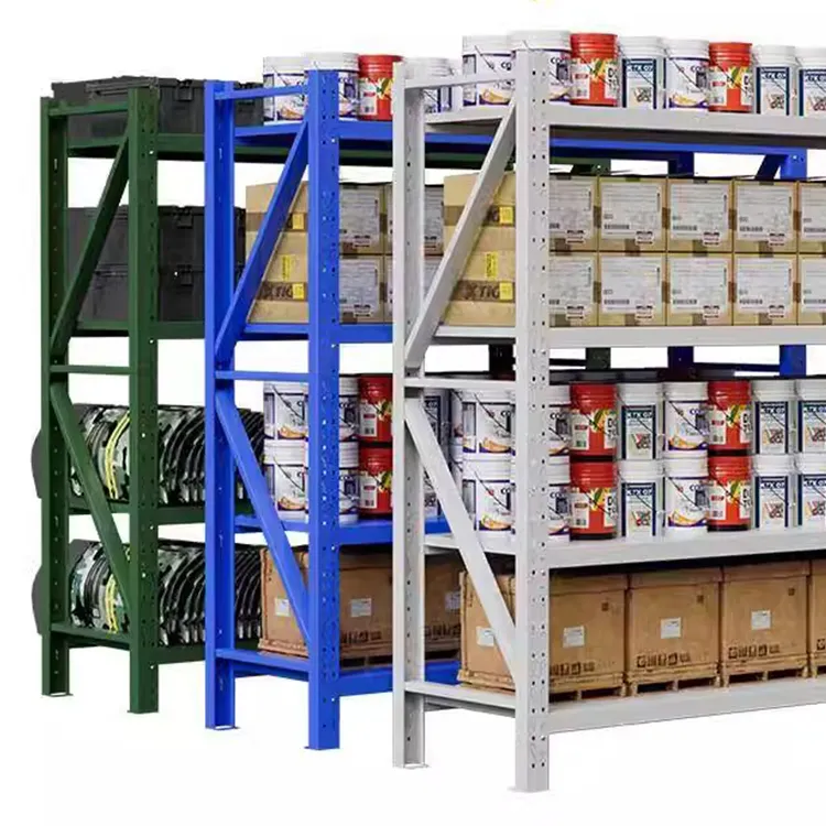 Heavy Duty Steel Warehouse Rack Industrial Pallet Storage Shelf Warehouse Metal Racking System Heavy Duty Boltless Shelving