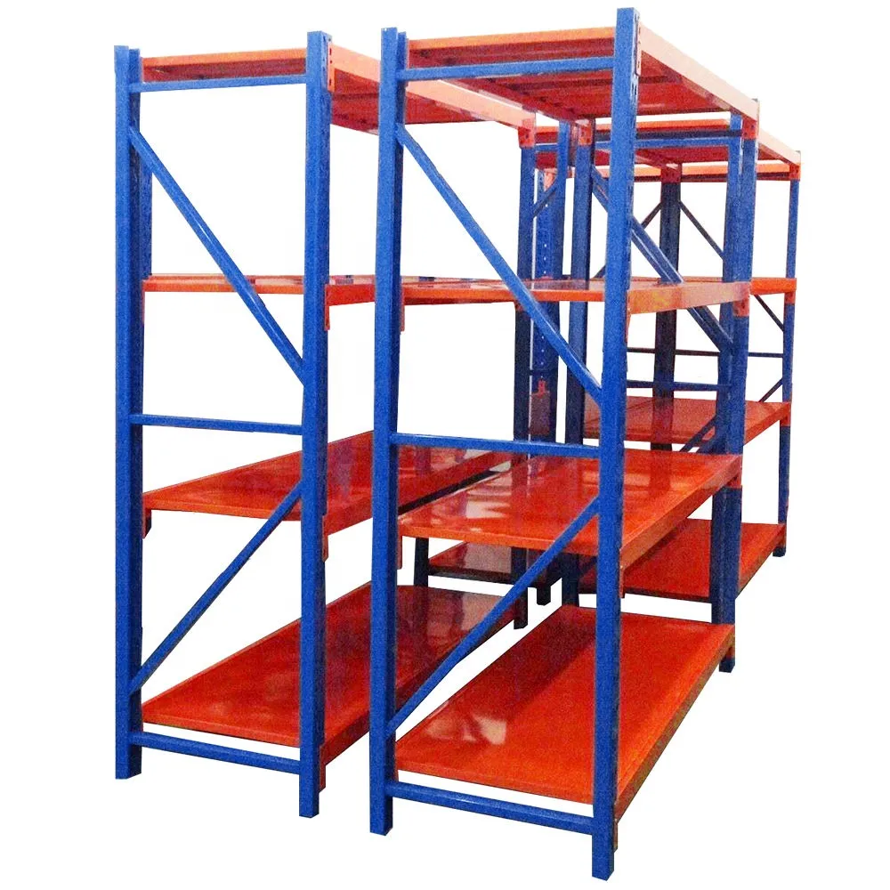 Heavy Duty Stainless Steel Long Span Industrial Storage Rack Shelving System Selective Beam Type Stacking Racks