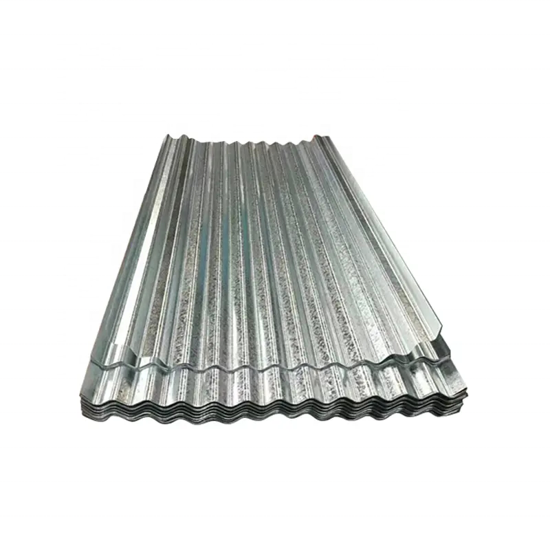 Galvalume Steel Roofing Sheets GL Aluminium Zinc Coated Corrugated Sheet Corrugated Steel Plate for Building 55% coating