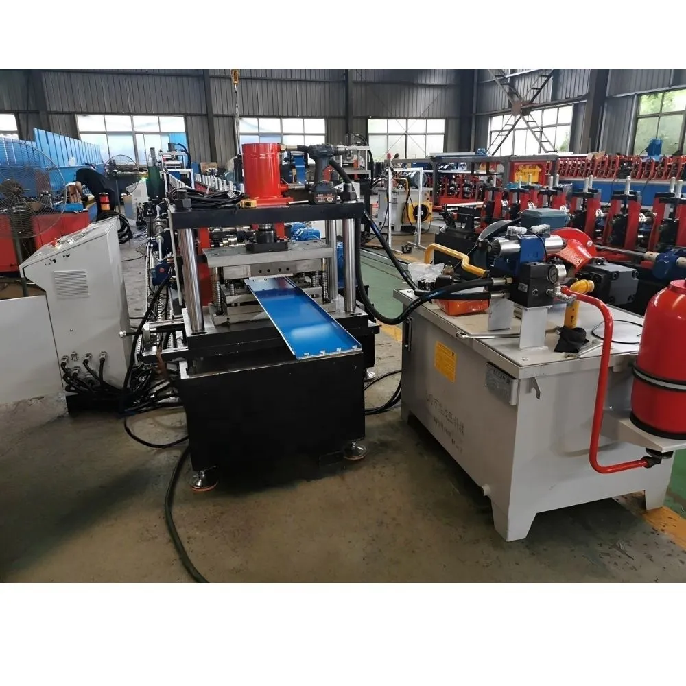 High Speed 100mm 200mm Width Adjustable Warehouse Storage Racking System Pallet Shelf Box Panel Roll Forming Machine