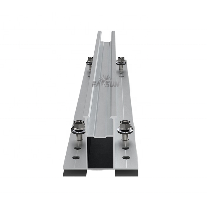 FarSun Solar Panel Roof Mounting System Aluminium Mini Short Rail