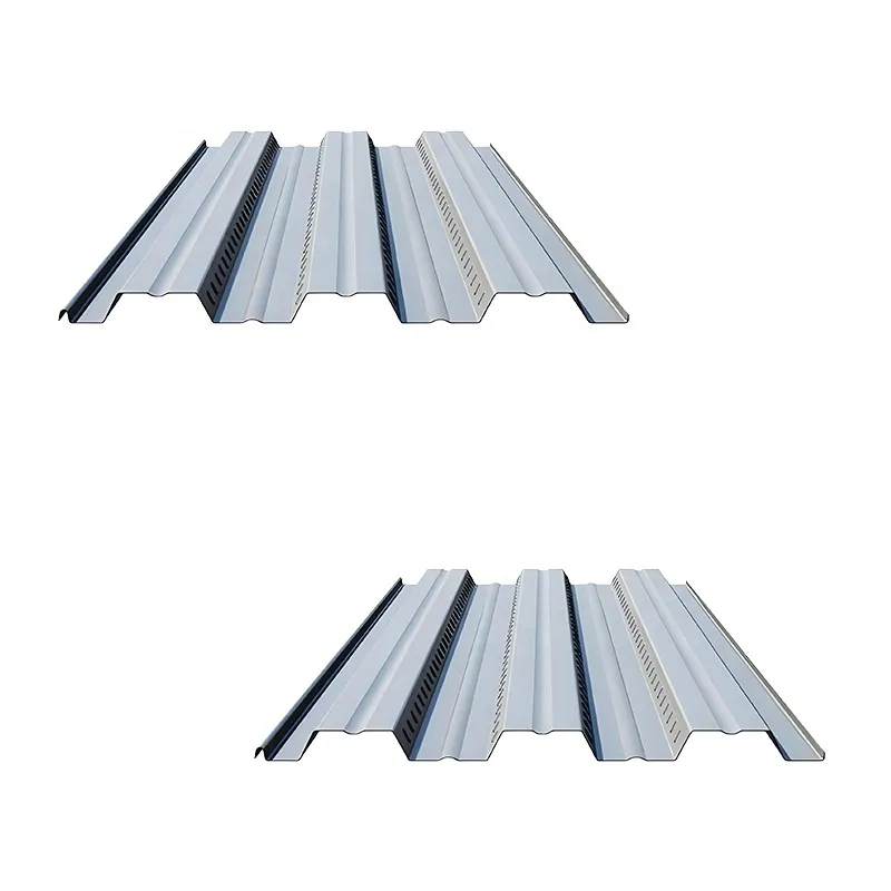 Building Materials Hot Selling Recyclable Environmental Corrugated Galvanized Steel Floor Joint Plate Modern Warehouse 0.8mm