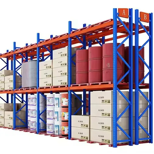 Industrial Heavy Duty Racking Multi-Tier Adjustable Metal Boltless Beam Pallet Storage Racks CE/ISO9001 Certified Corrosion