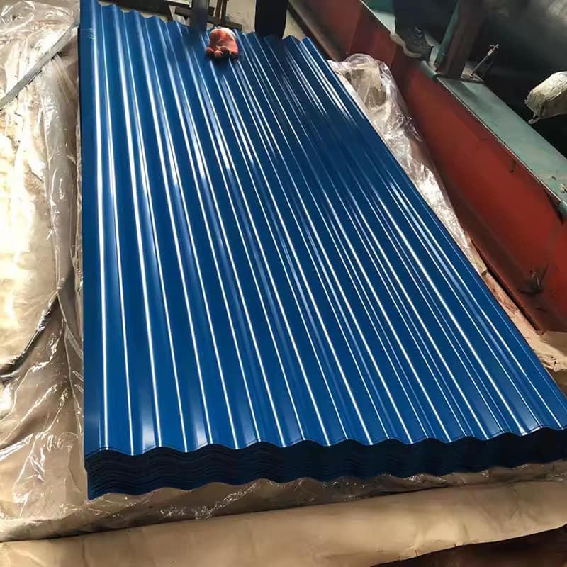 Corrugated Roof Sheet wave shape RAL PPGI Roofing plate Pre-painted Galvanized Color Coated Roof Sheet Price High quality