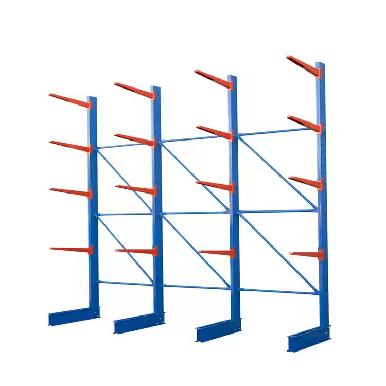 Durable Heavy-Duty Industrial Shelving Unit Durable Adjustable Cantilever Arm Racks Racking System for Warehouse Storage