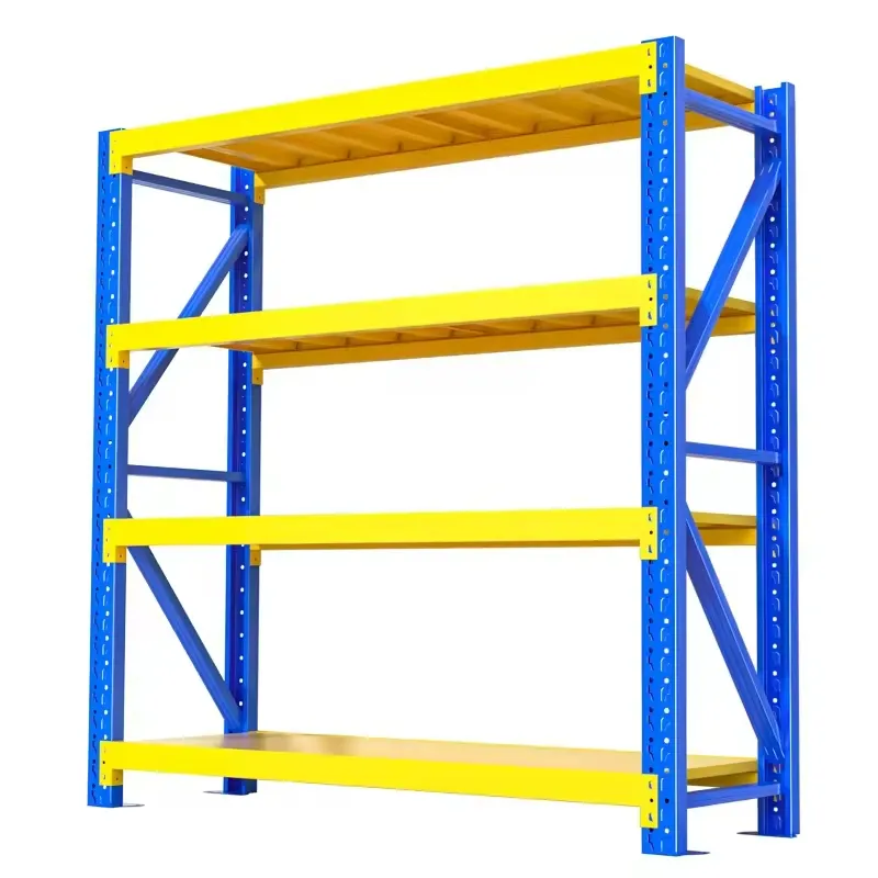 Garage Shelves Industrial Metal Shelving Stack Rack Medium Duty Steel Shelving Boltless Racking Shelves Warehouse Storage Rack