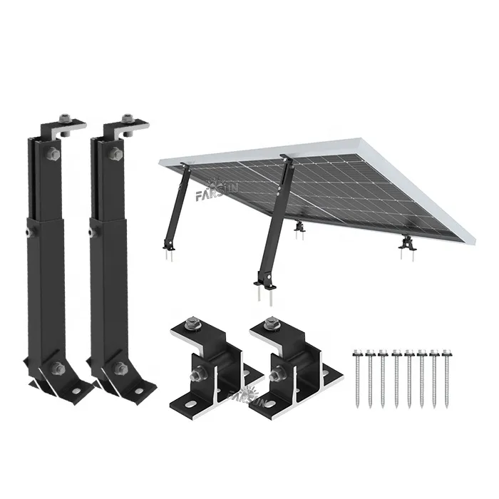 FarSun Solar Mounting Bracket Roof Adjustable Angles 15-30 Deg 30-60 Deg Stand Mount
