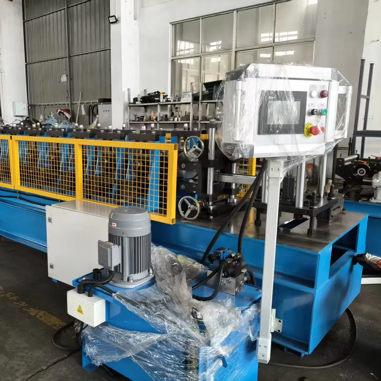 1.2-2.0mm Thickness Galvanized Steel 80-160mm Width Adjustable Box Beam Roll Forming Machine