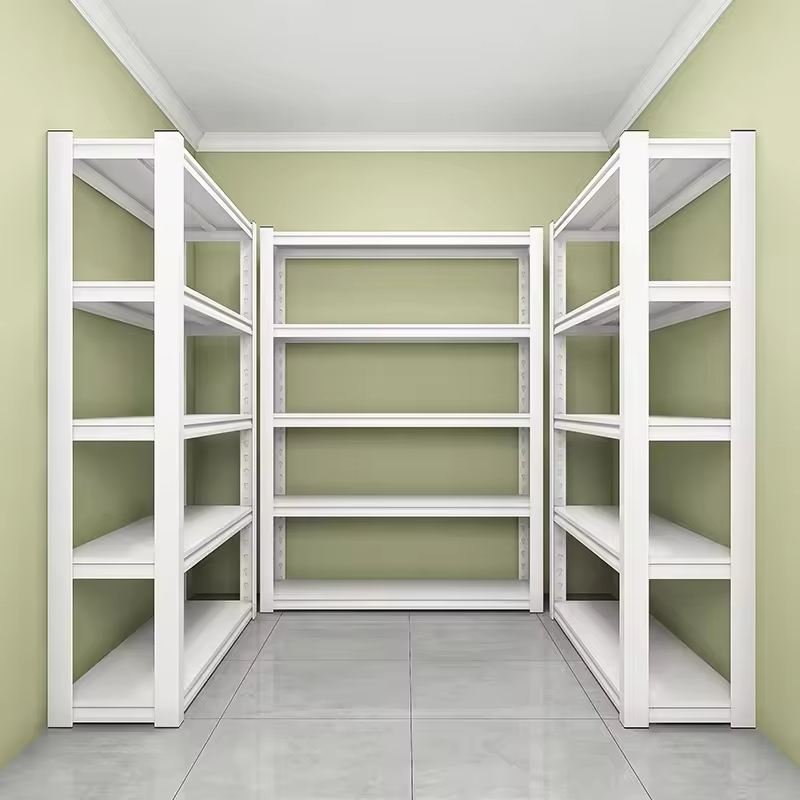 Customized Q235 Steel Medium Storage Rack 5-Layer Industrial Metal Assembled Goods Stacking Racks Duty Racks