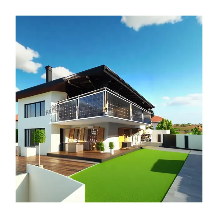 FarSun Triangle Roof Mounting System Solar Kit Adjustable Balcony Garden Sets 0-45 Degree Adjustable+Al6005-T5 & SUS304+BIPV Mounting