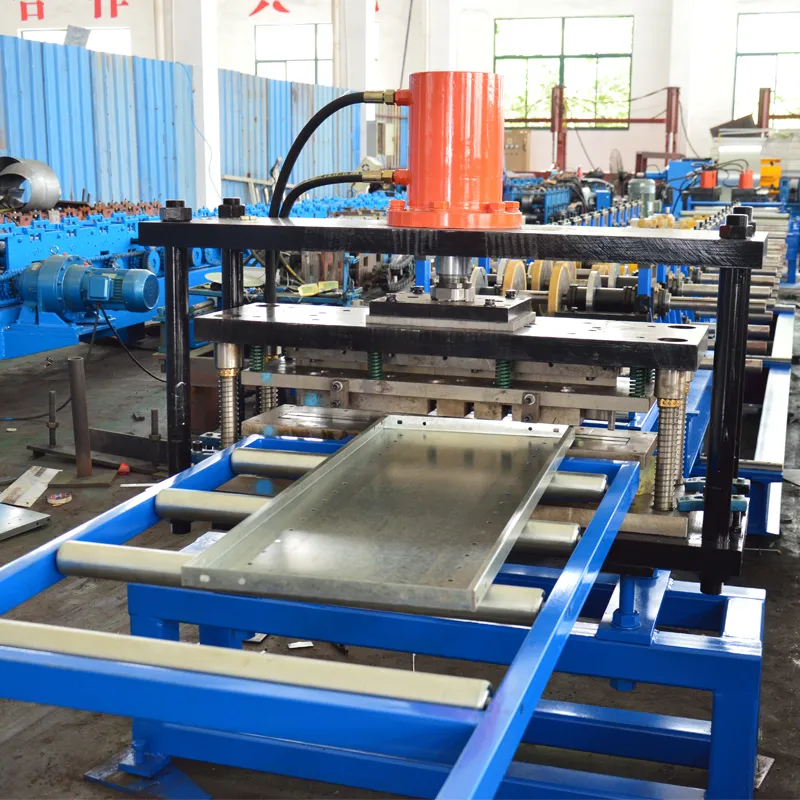 100-600mm Width Adjustable Fully Automatic Light Weight Supermarket Storage Rack Shelf Panel Roll Forming Machine