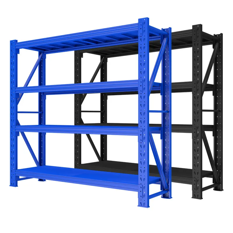 Warehouse Steel Structure Shelving Storage Equipment Multi-Tier Adjustable Boltless Storage Racks Hot Sale Add layer+1200mm+100kg