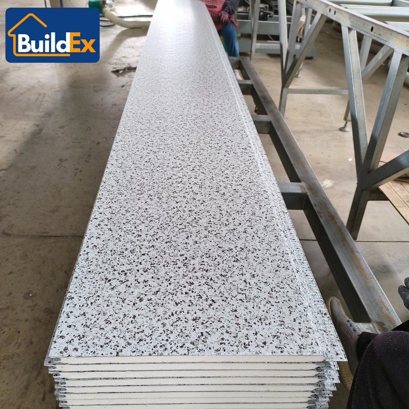 Energy Saving Metal Carved Panel Exterior Wall Cladding with PU Foam Insulation