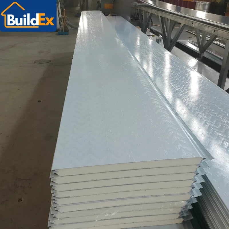 Lightweight Stone Finish Metal Insulated Panel Fire Resistant Eco Friendly for Roof and Wall Application