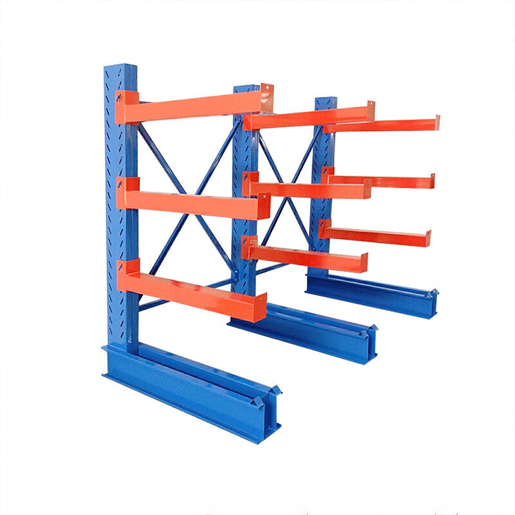 Adjustable Stacked Cantilever Warehouse Shelf With Anti-corrosion Function, Cantilever Platform Attic
