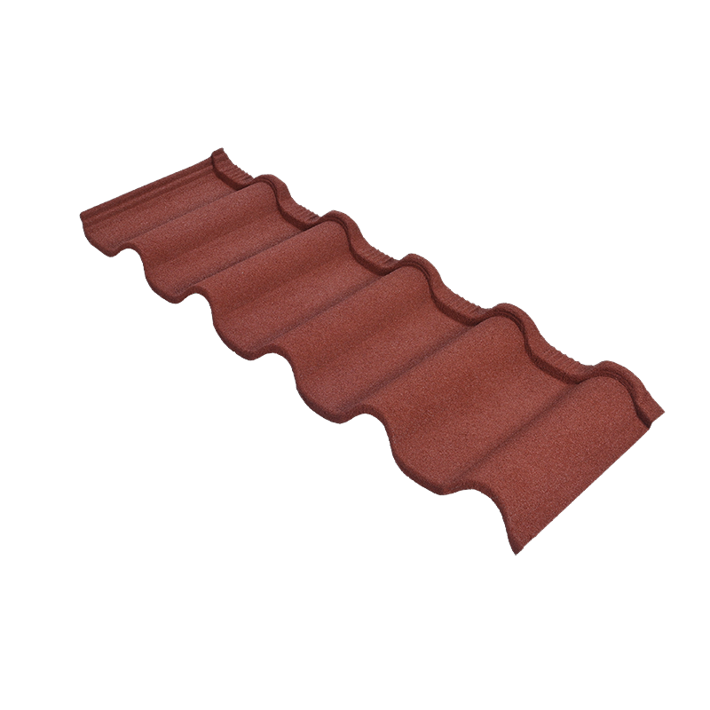 Modern Design 0.4mm Stone Coated Metal Roofing Tile Shingle Waterproof Heat Resistant Building Material for Apartment Villa Park
