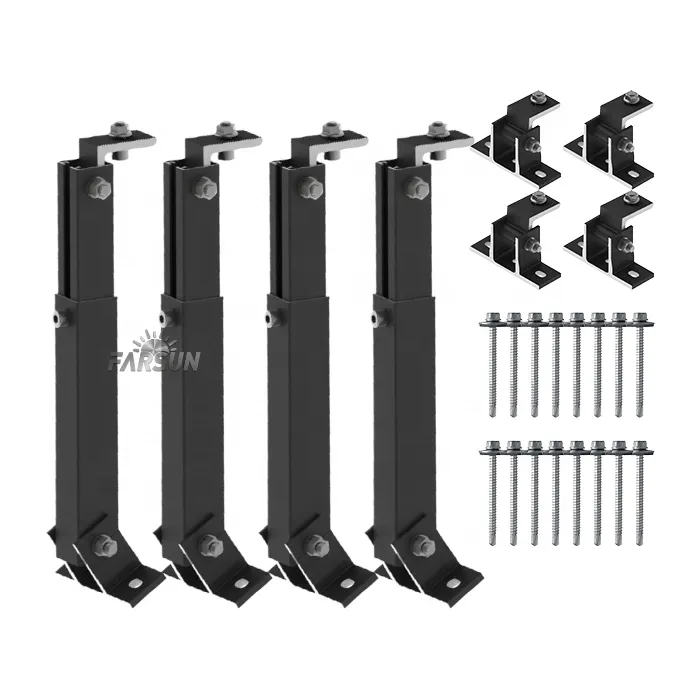 FarSun Factory Aluminium Adjustable Triangle Racks for Flat Roof Mounting RV