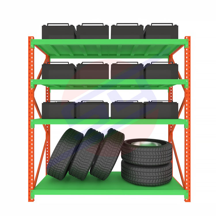 New Design Storage Rack With 500kg Load Capacity Manual Access to Goods Tyre Rack on Wheels Warehouse Bins Storage