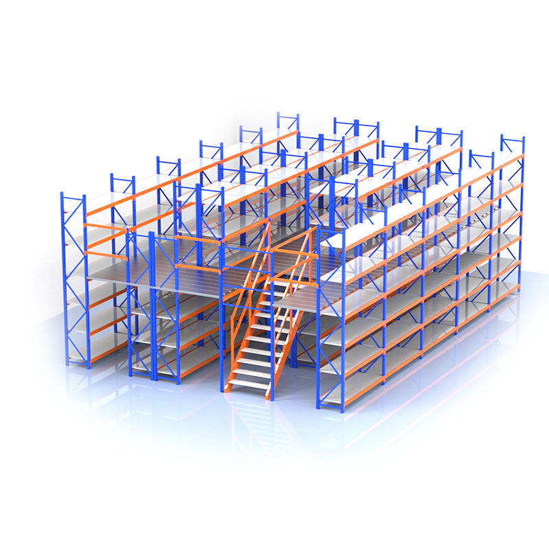 Factory Multi-layer Loft Type Shelves Bulk Storage Steel Platform Mezzanine Rack